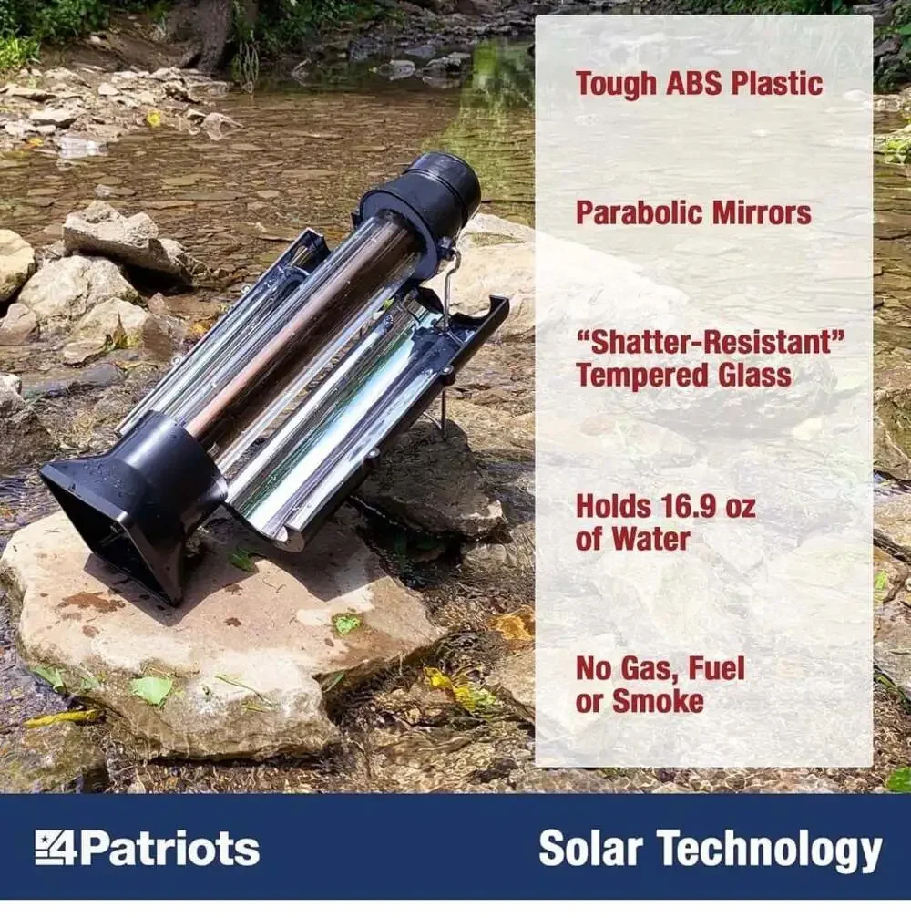 4Patriots Sun Kettle Solar Powered Water Heater and Cooker